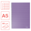 Kołonotatnik Colour Breeze A5, w kratkę, lawendowy Esselte 628469